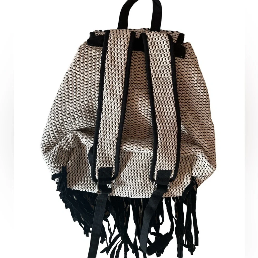 America & Beyond Embellished Flap Backpack